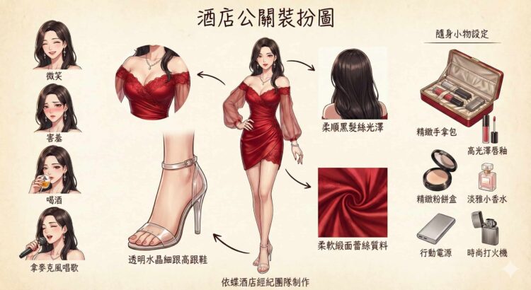 台灣酒店公關造型打扮